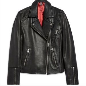 TopShop Real Leather Moto Jacket - NWOT